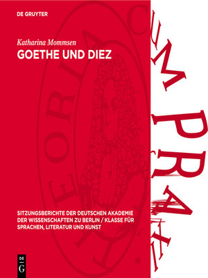 cover image of Goethe und Diez